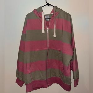 Urban Outfitters Oversized Zip-Up Hoodie